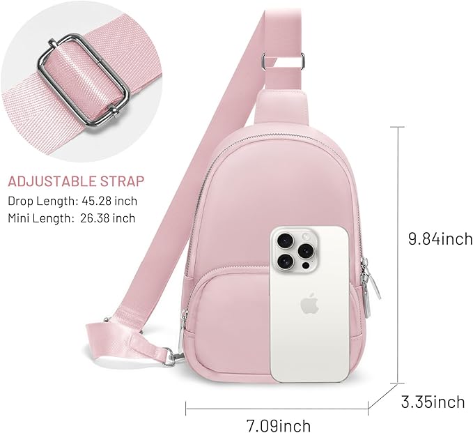 Crossbody Bags for Women Small Sling Bag Travel Cross Body Bag Anti Theft Fanny Pack Chest Purse Trendy Mini Backpack