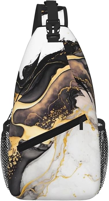 Cross Chest Bag Diagonally for Men Shoulder Bag for Travel Hiking Trendy Sling Bag with Adjustable Shoulder Strap