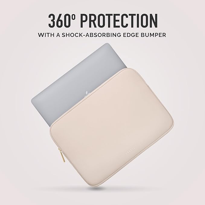 Vandel Slim MacBook Pro 16 Inch Laptop Sleeve, 15.6-16 inch Laptop Case, Protective MacBook Case Sleeve, Dell XPS 16 Cover 15.6 in, HP 15-fc, Lenovo IdeaPad 15, Mac Book Pouch, Computer Carrying Bag