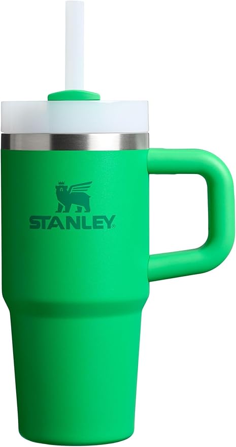 Stanley Quencher H2.0 Tumbler with Handle and Straw 14 oz | Flowstate 3-Position Lid | Cup Holder Compatible for Travel | Insulated Stainless Steel Cup | BPA-Free | Meadow