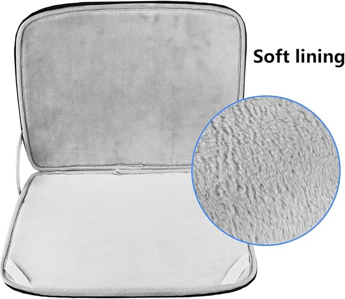 Laptop Sleeve 14 inch, Upgrade Durable Shockproof Protective Computer Cover Flip Case Briefcase Carrying Bag Compatible with 14" HP, Lenovo, Asus, Acer, Notebook, Chromebook Computer, Black