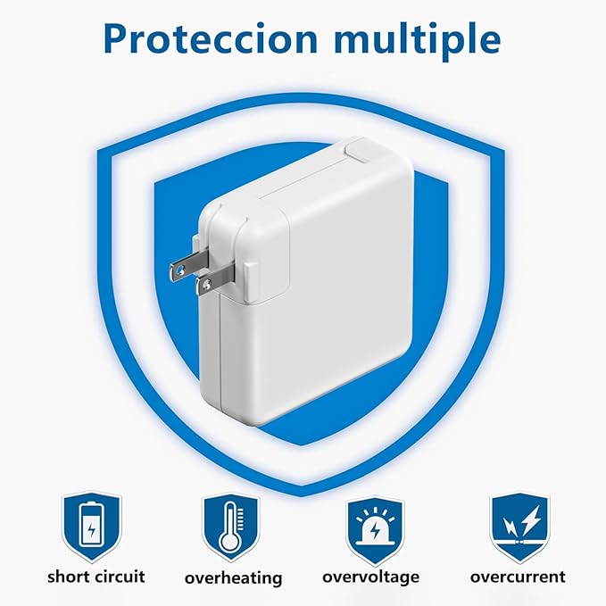 Mac Book Pro Charger 85W Power Adapter T-Tip Connector Replacement AC, Laptop Charger 2015 Compatible with Mac Book Pro 13 inch-15 inch for A1502 A1398