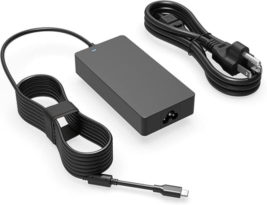130 Watt Type C Charger Fit for Dell 130W Laptop Charger USB C - (Compatiblie with Dell XPS 15 17 / Precision/Latitude Series Power Adapter Supply Cord)