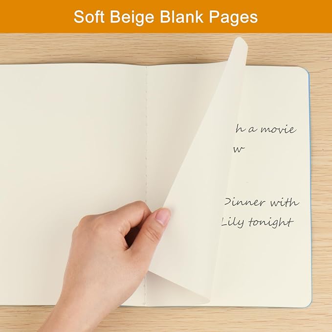 ZCZN 48 Pack Colorful Blank Notebooks Bulk, A5 Journals with 12 Colors, 60 Pages/30 Sheets, 8.3x5.5 Inch, Plain Paper, Travel Writing Journal Notebooks for Work & School