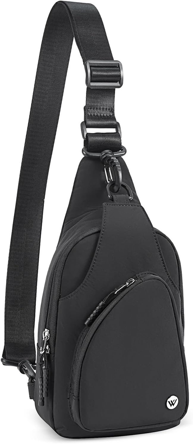 WESTBRONCO Small Sling Bag for Women Nylon Crossbody Sling Backpck Lightweight for Travel Casual Daily