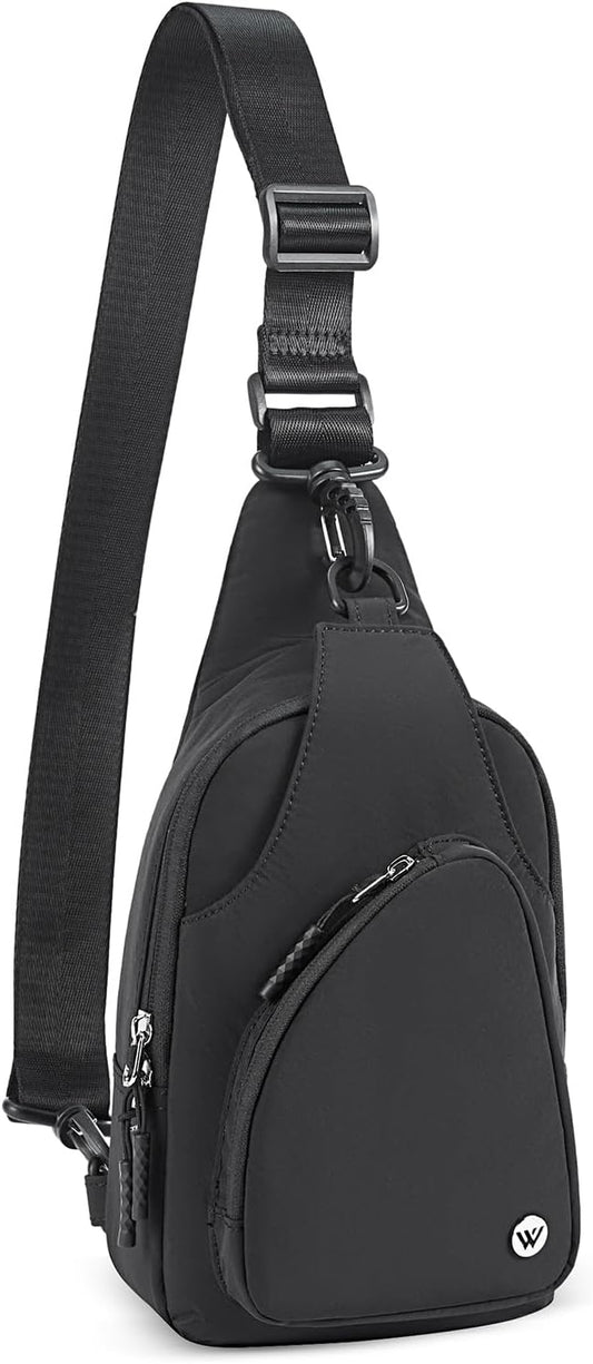 WESTBRONCO Small Sling Bag for Women Nylon Crossbody Sling Backpck Lightweight for Travel Casual Daily