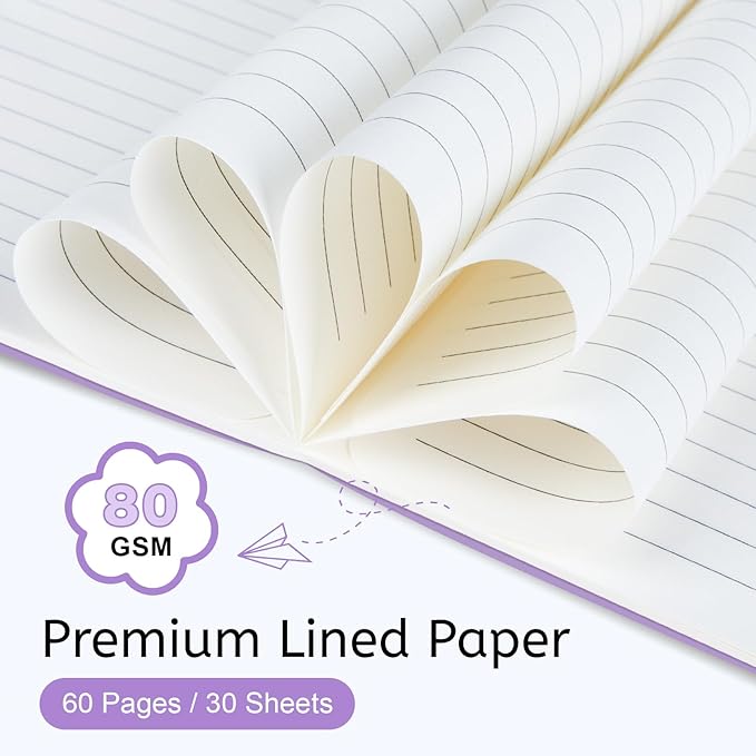 Oucaru 64PCS Mini Notebooks Bulk, 3.5" x 5.5", 8 Pastel Color, 60 Pages Lined Paper Small Pocket Notebook Set, Mini Journal Memo Notepads for Kids, Students, Traveler, School Office Supplies