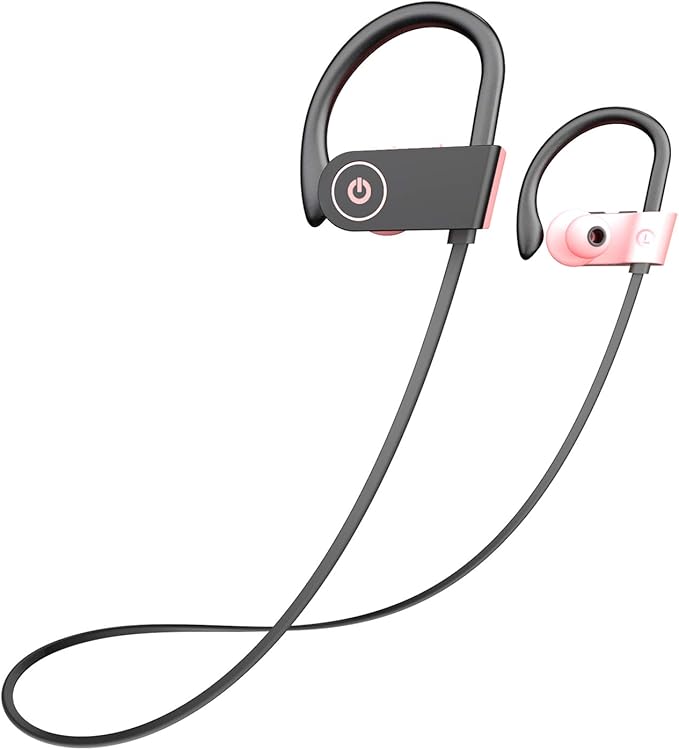 Boean Bluetooth Headphones - IPX7 Waterproof Running Sports Earphones for Women & Girls with 16 Hrs Playtime