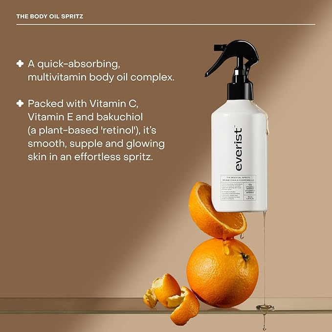 The Hydrating Body Ritual Set, 3.4 fl. oz Body Wash Concentrate & 6.09 fl. oz Post Shower Body Spritz in Jute Travel Bag, Cleansing & Hydrating For All Skin Types