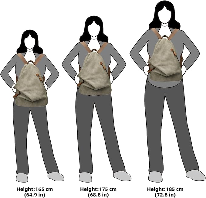 KL928 PU Leather Vintage Backpack – Large Casual Daypack Outdoor Travel Rucksack Hiking Backpacks for Men Women