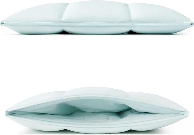 Comfyable Puffy Laptop Sleeve 15 Inch 16 Inch, Quilted Puffer Laptop Carrying Case, Pillow Pouch Compatible for MacBook Air 15 in M4 2025 & MacBook Pro 16 in M4 2024, Blue