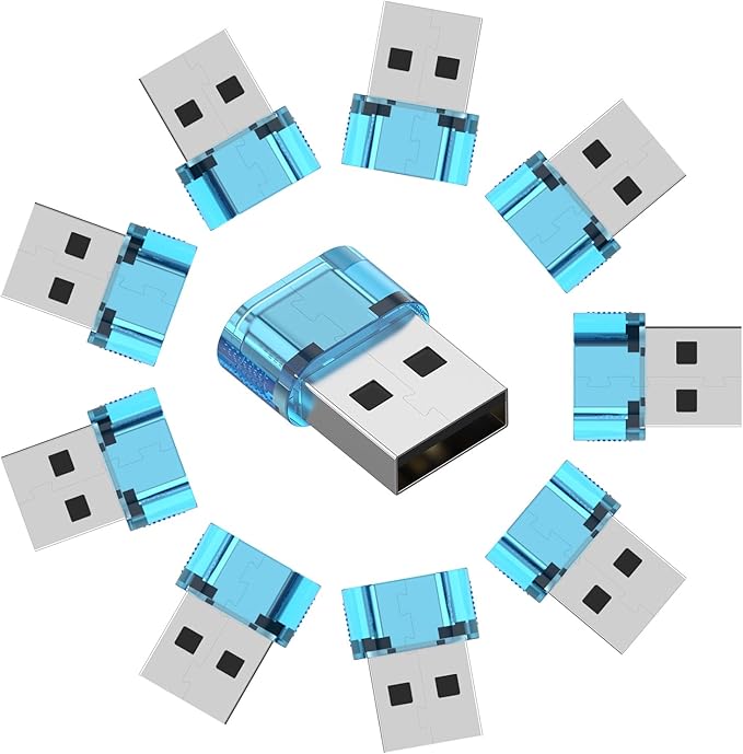 10 Pack USB Male to USB C Adapter - Super Fast Charging Transfer & OTG Function - Compatible with iPhone 15/16 Plus Pro Max/iPad Pro Air 4 Mini 6 & More