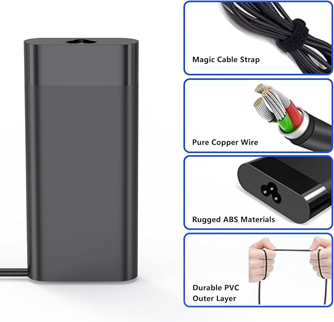 200w AC Adapter Charger Compatible with HP Victus Gaming 15 17 Omen Gaming 15 16 17 Pavilion 15 17 Zbook Laptop TPN-DA10 L00818-850 Power Supply Cord