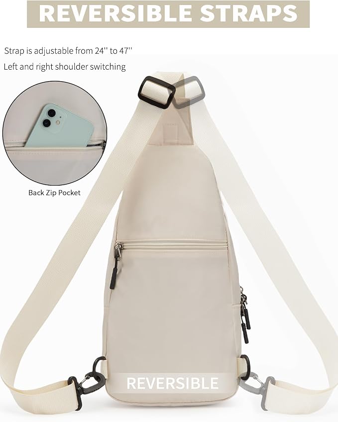 Seoky Rop Small Sling Bag Crossbody for Men Women One Strap Shoulder Cross Body Bag Sling Backpack for Travel