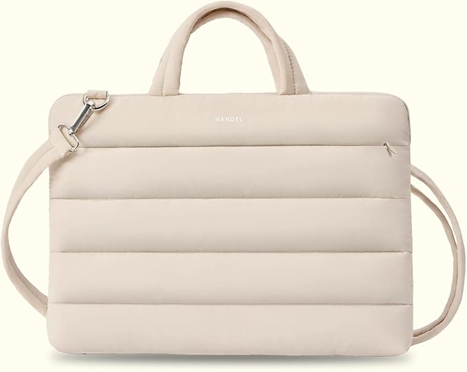 Vandel 15-16 inch Laptop Carrying Case Sleeve with Strap, Shoulder Bag with Handle, 16 in Laptop Bag for Women, MacBook Air 15 Inch Carrying Case, MacBook Pro 16, 15.6 in HP, Dell Lap top Messenger