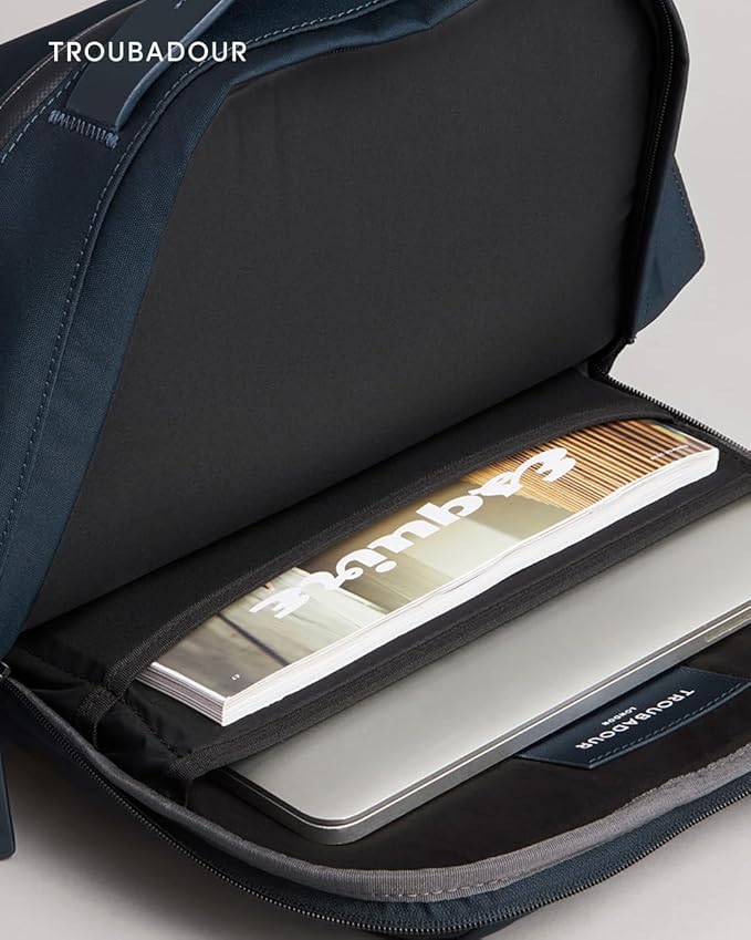 Troubadour Apex 3.0-22L Premium Laptop Backpack - Ergonomic & Water Resistant - Designed for Work and Travel - Navy