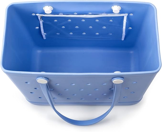 X Large Beach Bag, Oversized Rubber Beach Bag, Washable Open Tote Bag Durable Tote Travel Bags