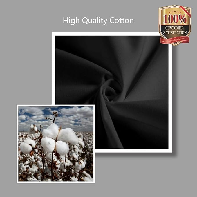 TOPDesign 3-Pack Super Strong Large 12oz Cotton Canvas Tote Bags, Reusable Grocery Shopping Cloth Bags, Fashionable Two-Tone Totes for Crafts, DIY Your Creative Designs