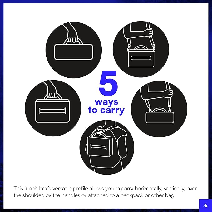 Arctic Zone Titan Deep Freeze Fridge Expandable Insulated Horizontal Lunch Pack, Grey