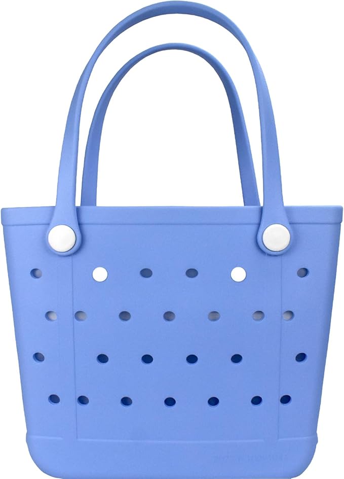 Beach Bag，Rubber Tote Bag ，Washable Tote for Boat Pool Sports Gym