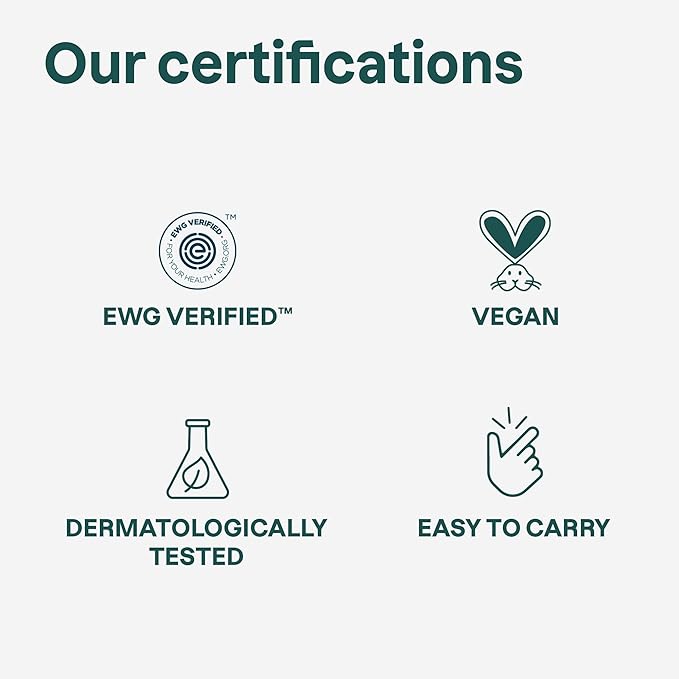 ATTITUDE Hand Sanitizer Spray for Adults and Kids, EWG Verified, Kills Bacteria and Germs, Vegan, Lemon Leaves, 3.38 Fl Oz (Spray Bottle) (Pack of 6)