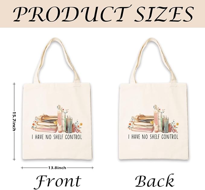 Canvas Tote Bag Aesthetic for Women,Reusable Canvas Cute Shoulder Bag for Grocery, Shopping, Beach & Daily Use