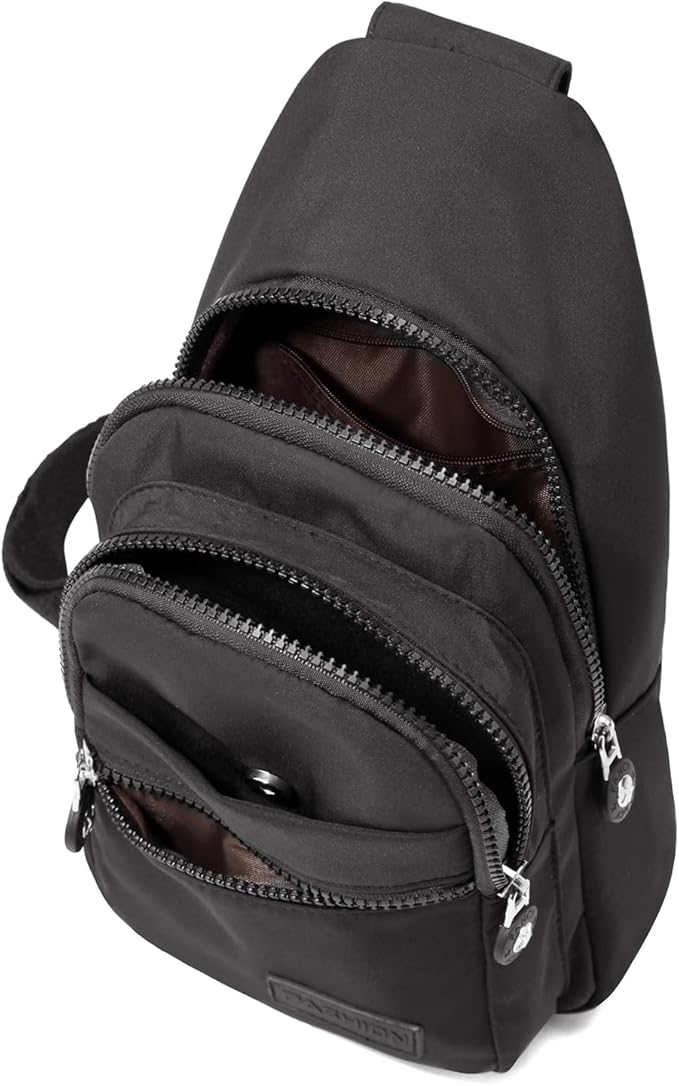 EVANCARY Small Sling Bag for Women Men, Sling Backpack Chest Daypack Crossbody Bag for Travel Outdoor Hiking