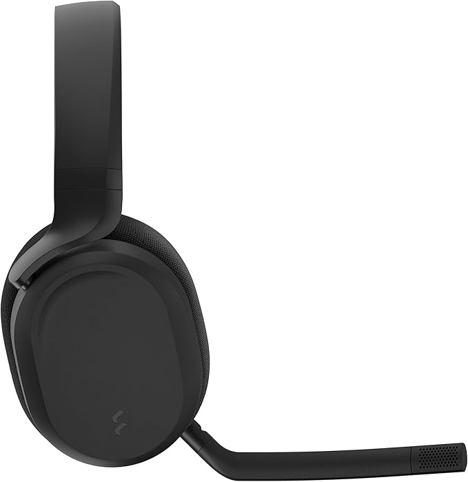 Scape Dark - Wireless PC Gaming Headset - Detachable Flip-To-Mute Microphone with Noise Cancellation - Battery Life Up To 40 Hours - Configurable Ambient Lighting - Black