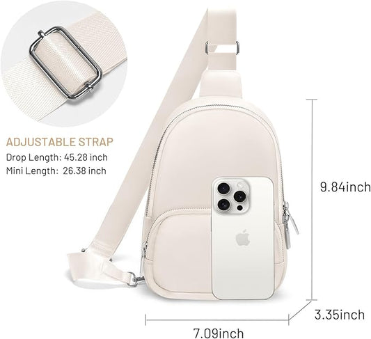Crossbody Bags for Women Small Sling Bag Travel Cross Body Bag Anti Theft Fanny Pack Chest Purse Trendy Mini Backpack Daypacks