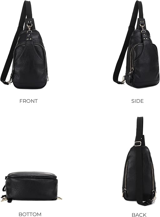 JESSIE & JAMES Brooke Unisex Concealed Carry Sling Bag Crossbody Backpack Purse