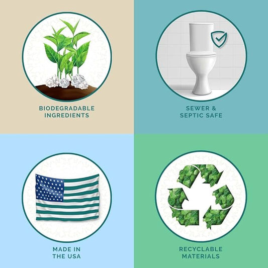 PRISTINE Toilet Paper Spray - As Seen on Shark Tank, More Natural Flushable Wet Wipes Alternative, Spray Toilet Paper to Create Flushable Wipe, Rustic, 1 fl oz Travel Size