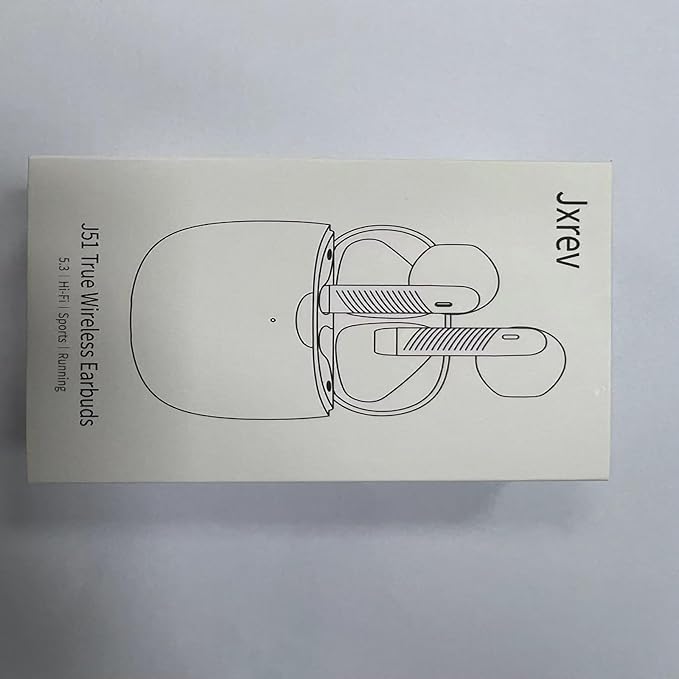 Wireless Earbuds, Bluetooth 5.4 Headphones in Ear with Noise Cancelling Mic, Bluetooth Earbuds Stereo Bass, IP7 Waterproof Sports Earphones, 32H Playtime USB C Charging Buds Light Blue for Android iOS