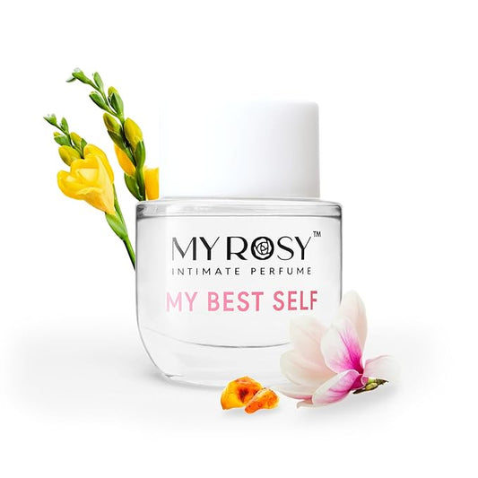 My Best Self Deodorizing Perfume Oil for Women - Dermatologist Approved- Intimate Fragrance- Hypoallergenic, Long Lasting, Alcohol & Paraben-Free, Odor Control, Fragrance Oil for Feminine Area