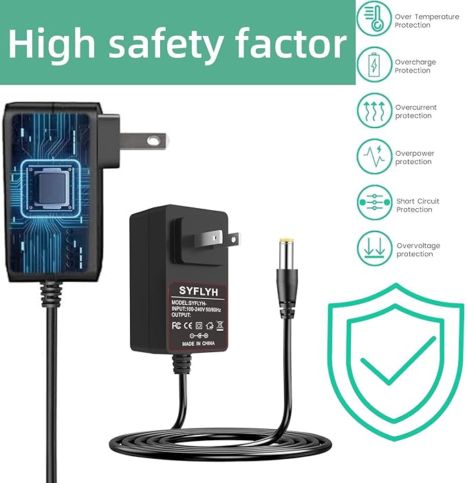 Replacemen Charger for Hyperice Normatec 2.0 Pro Leg Adapter for Normatec 30121 Power Supply Cord for 60030 001-03 60010 001-00 60000-001-03 System Pulse Recovery Massage Device