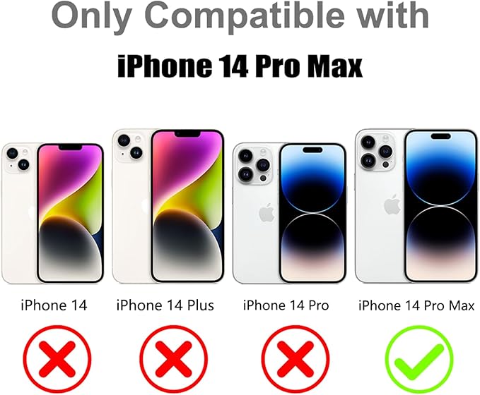 SAKUULO Magnetic for iPhone 14 Pro Max Case Colourful Leopard Print Pattern [Compatible with MagSafe] [with Screen Protector] Wireless Charge Strengthen Protection Cover, Colourful Leopard (6.7")