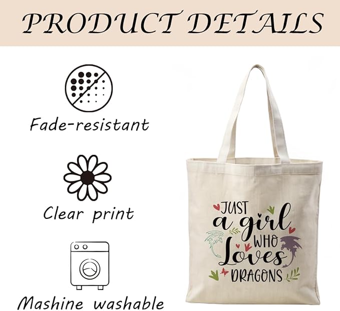 Canvas Tote Bag Aesthetic for Women,Reusable Canvas Cute Shoulder Bag for Grocery, Shopping, Beach & Daily Use