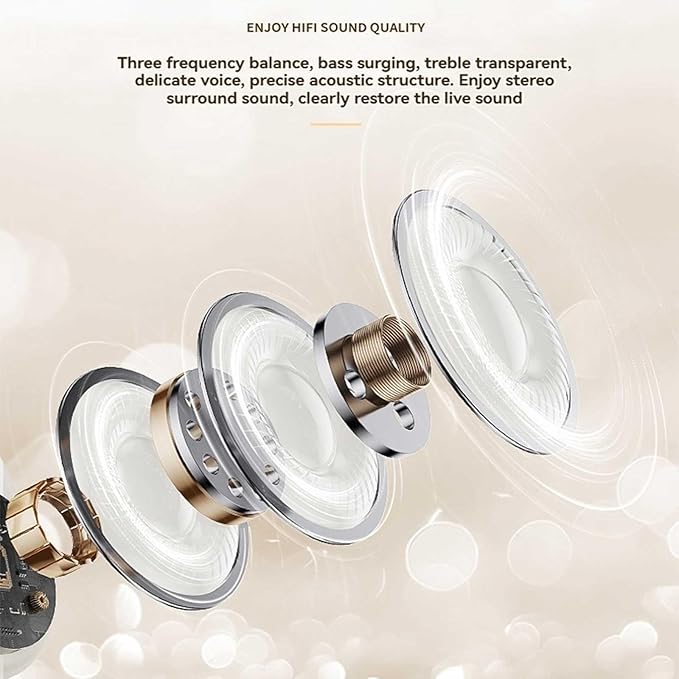 Sports Open Earbuds With Over ear Hooks and Neck Sling,Open Ear-hook headphones Wireless Bluetooth 5.4,HiFi Sound Clear Calling,waterproof,Around the ear headset fit for Workout running exercise Gym