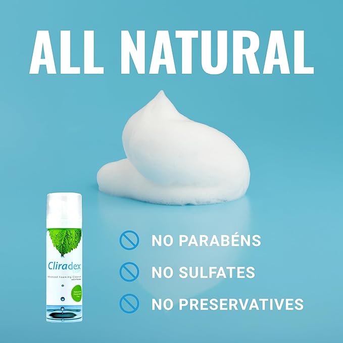 Foam - Gentle Eyelid Cleanser & Eyelash Conditioner | Daily Facial Cleanser & Safe Solution for Eyelid Hygiene - 1.5oz 4-Terpineol Formula