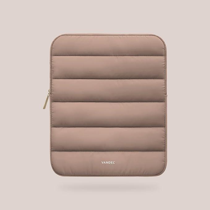 Vandel - The Original Puffy iPad Sleeve 9-11 Inch Tablet Sleeve, Brown i Pad Case for Women and Men, Cute iPad Air Pouch, 9 10 Inch, 11 Inch Bag