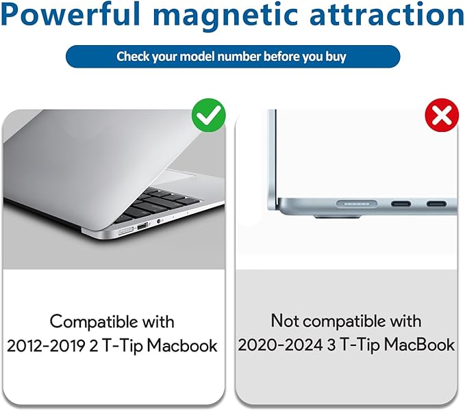 Mac Book Pro Charger 85W Power Adapter T-Tip Connector Replacement AC, Laptop Charger 2015 Compatible with Mac Book Pro 13 inch-15 inch for A1502 A1398