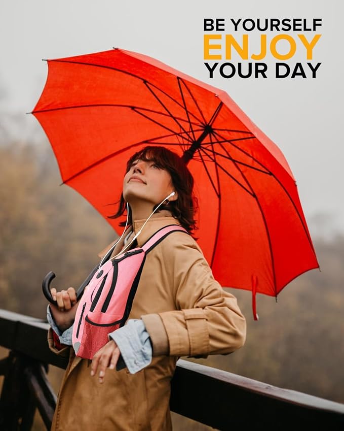 Sling Bag for Women, Crossbody Bag for Men, Cross Body Hiking Backpack, Travel Daypack, Chest Pack with Chest Phone Holder