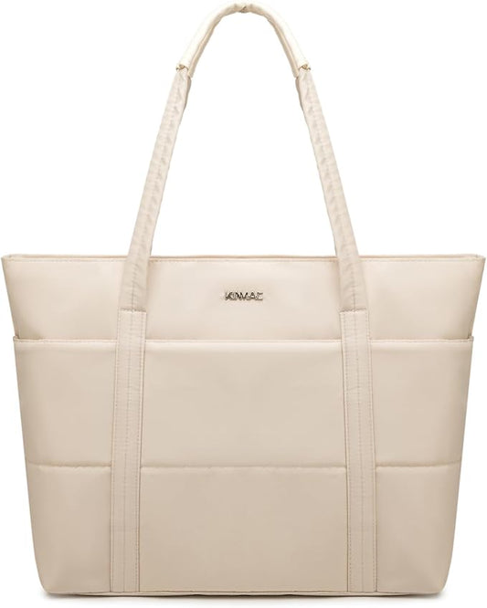 Kinmac Women's Laptop Tote Bag Top Handle Handbag Work Bag for Laptop Computer Up to 15.6 inch