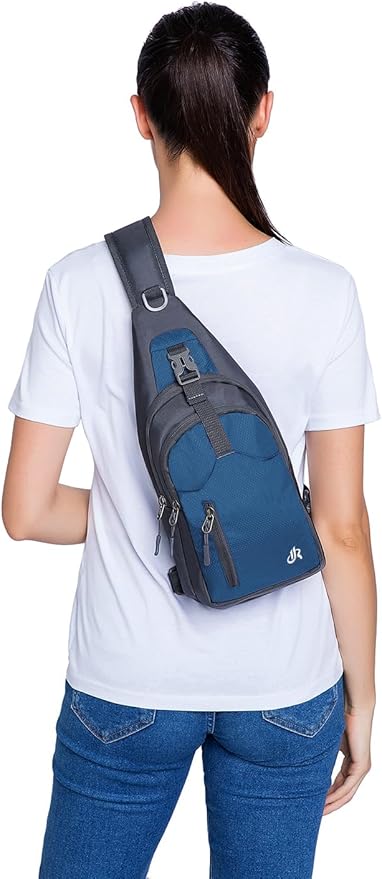 Y&R Direct 14 Colors Lightweight Sling Backpack Sling Bag Travel Hiking Small Backpack for Women Men Gifts