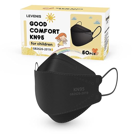 LEVENIS Kids KN95 Face Masks for Children 50 Pack