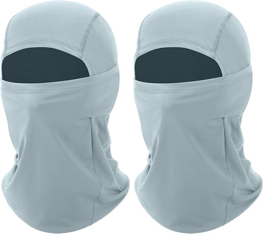 2 Pack Cooling Balaclava Summer Face Mask, UV Face Cover Sun Protection, Shiesty Full Face Masks for Men Motocycle Cycling