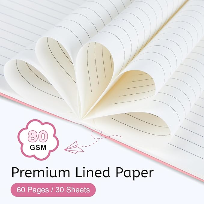 Oucaru 64PCS Mini Notebooks Bulk, 3.5" x 5.5", 12 Rainbow Color, 60 Pages Lined Paper Small Pocket Notebook Set, Mini Journal Memo Notepads for Kids, Students, Traveler, School Office Supplies