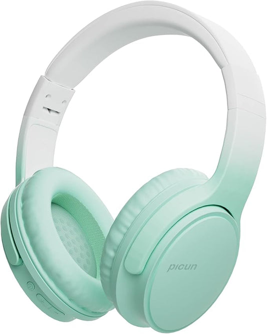 Wireless Headphones, Bluetooth Over Ear Headsets with Microphone, Hi-Fi Audio, 60H Playtime, Touch Control, Foldable Lightweight, On-Ear Headphones for Girls Women, Travel, Work,