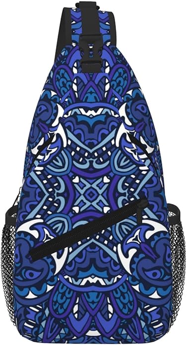 Cross Chest Bag Diagonally for Men Shoulder Bag for Travel Hiking Trendy Sling Bag with Adjustable Shoulder Strap