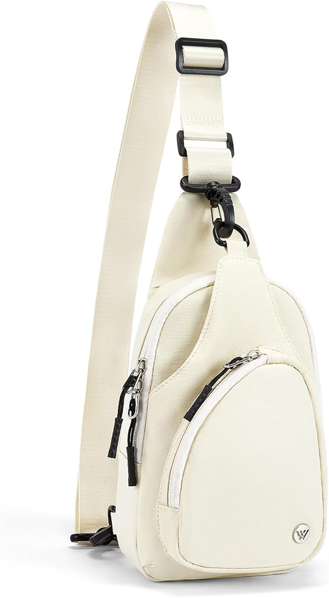 WESTBRONCO Small Sling Bag for Women Nylon Crossbody Sling Backpck Lightweight for Travel Casual Daily