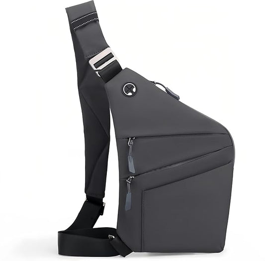 Crossbody Travel Bags for Women, New Theft Proof Safe Slim Sling Travel Purses, Personal Flex Shoulder Bag for Men Women